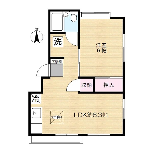 大泉常盤ハイツ 間取り