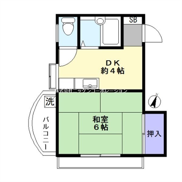 グリーンパーク三共 間取り