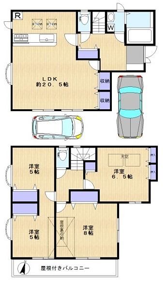 桜田2丁目川島邸貸家2 間取り