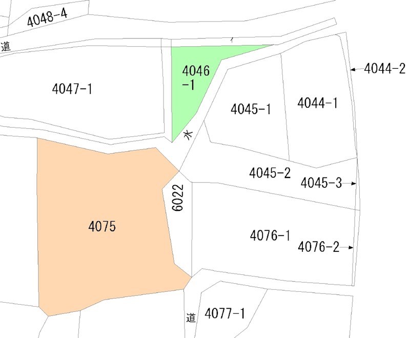 足利市名草下町 売地   間取図・土地図