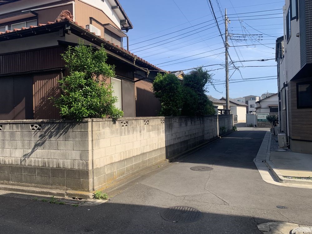 蕨市中央５丁目 売地 現地（2024年7月）撮影