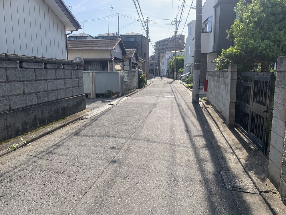 蕨市中央５丁目 売地 現地（2024年7月）撮影