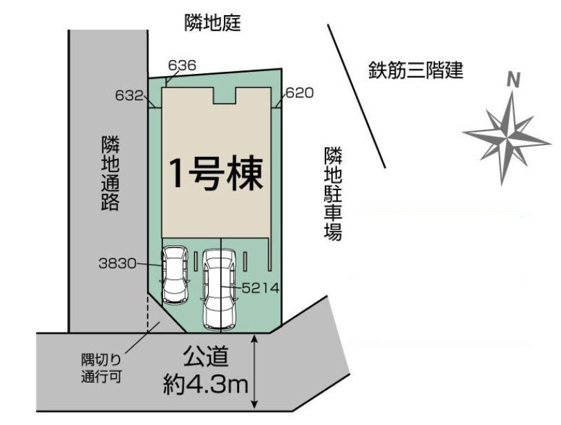 さいたま市浦和区瀬ヶ崎４丁目 新築戸建 区画図