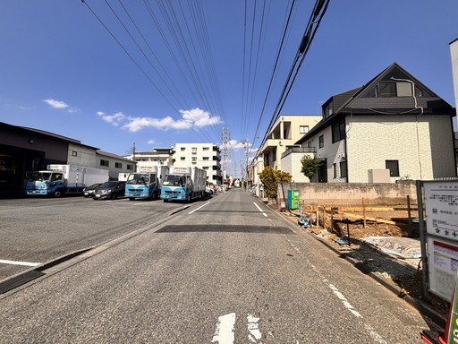 戸田市笹目４丁目新築戸建 前面道路